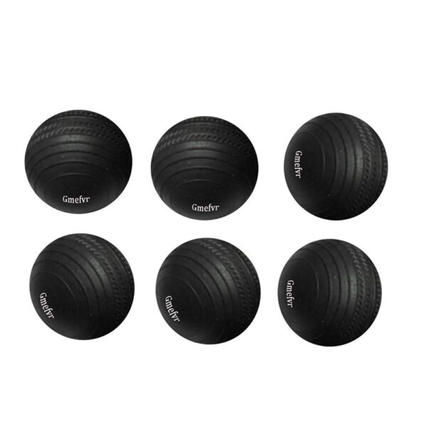 Cricket Rubber Ball Black Pack Of 6